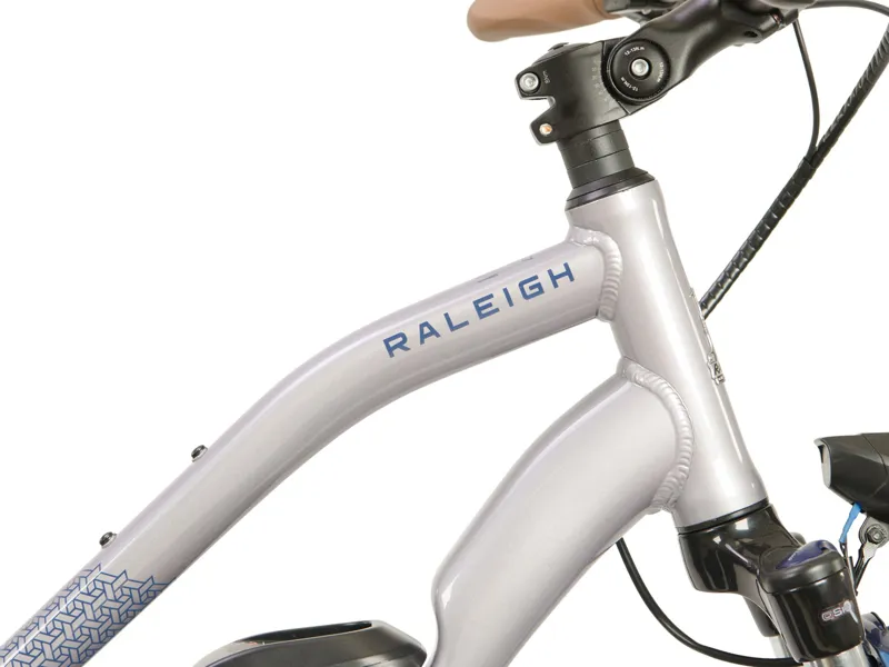 2022 Raleigh Array - Electric Hybrid Bike - Silver / Blue-7